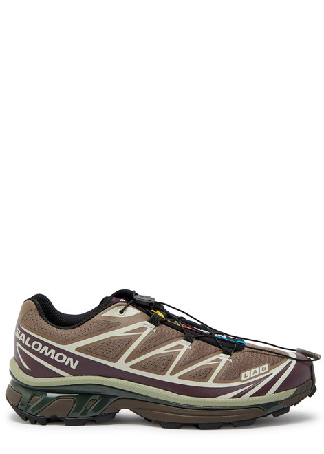 SALOMON-XT-6 panelled mesh sneakers