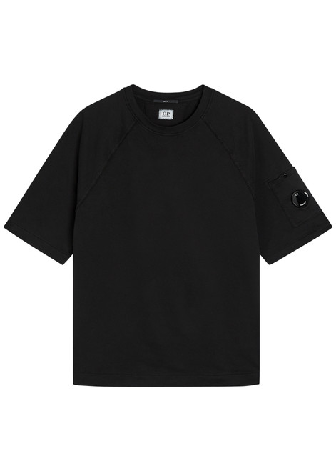 C.P. COMPANY-Logo cotton T-shirt