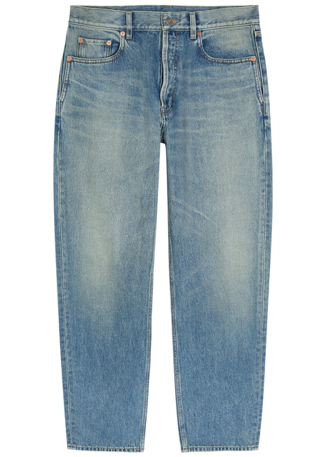 SAINT LAURENT-Tapered-leg denim jeans