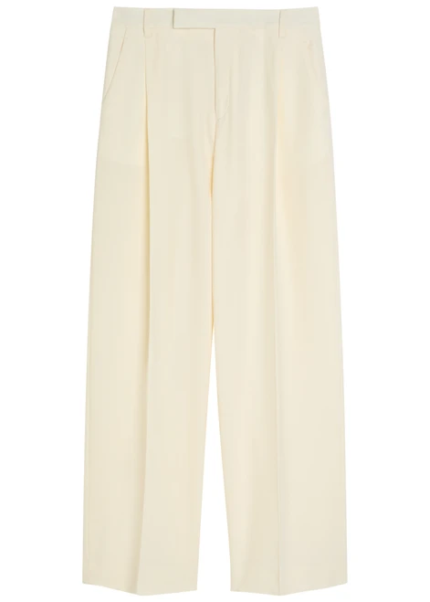 MARIA MCMANUS-Straight-leg stretch-wool trousers