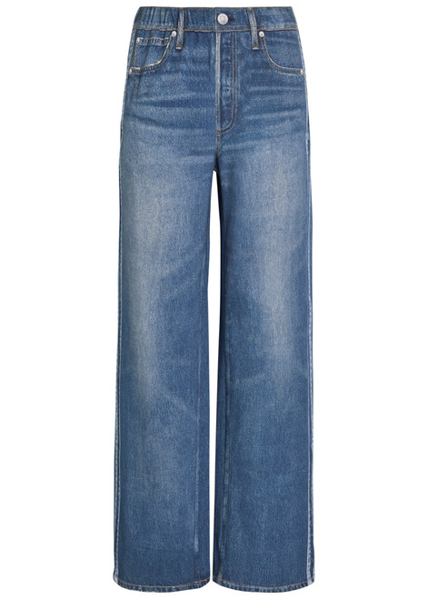 RAG & BONE-Denim print terry sweatpants