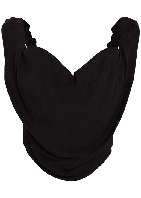 VIVIENNE WESTWOOD-Sunday draped woven corset top