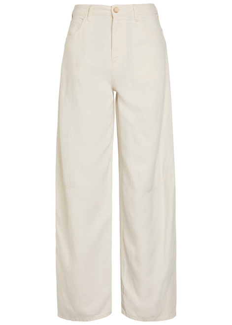 EMPORIO ARMANI-J3F balloon-leg jeans