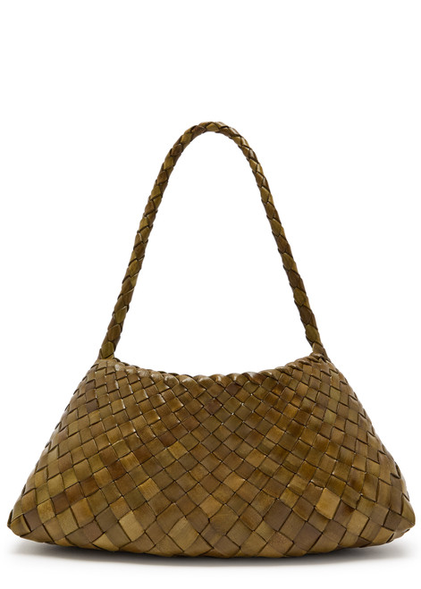 DRAGON DIFFUSION-Rosanna woven leather shoulder bag