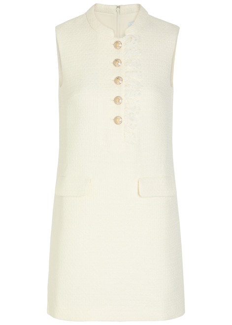 SELF-PORTRAIT-Tailored bouclé mini dress