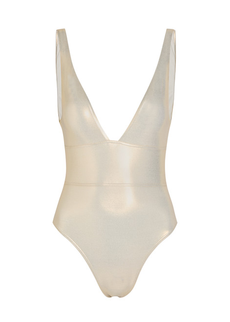 MELISSA ODABASH-Caribbean V-neck swimsuit