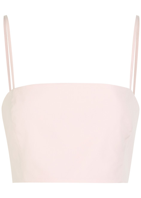 GABRIELA HEARST-Nadir cropped cotton-poplin top