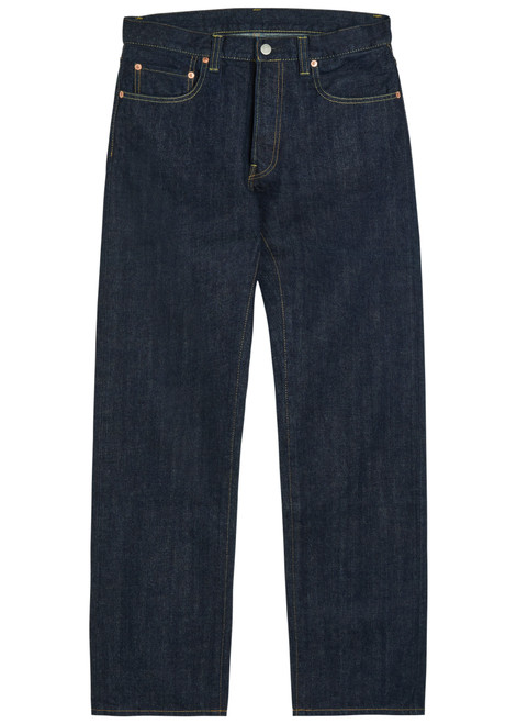 BLUE BLUE-Relaxed straight-leg jeans