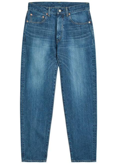 BLUE BLUE-Relaxed tapered-leg jeans
