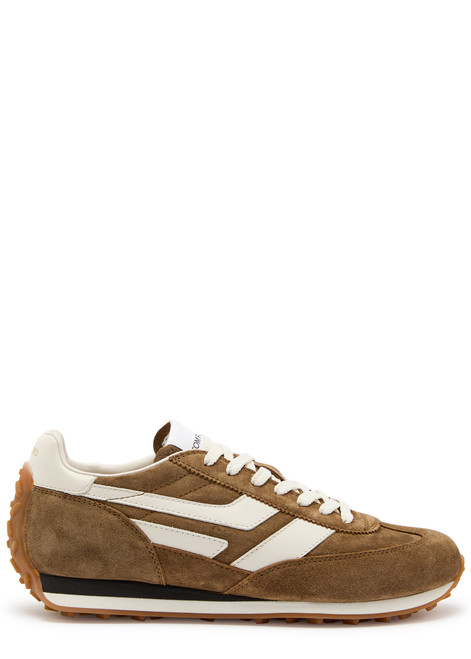TOM FORD-Mick panelled suede sneakers