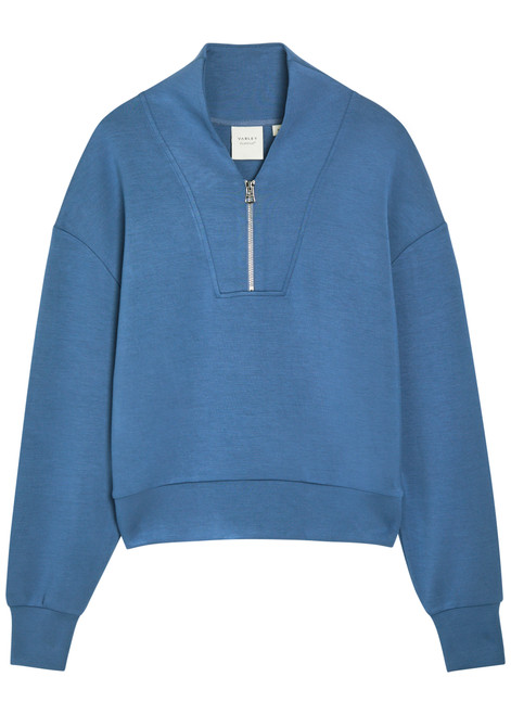 VARLEY-Davidson half-zip stretch-jersey sweatshirt 