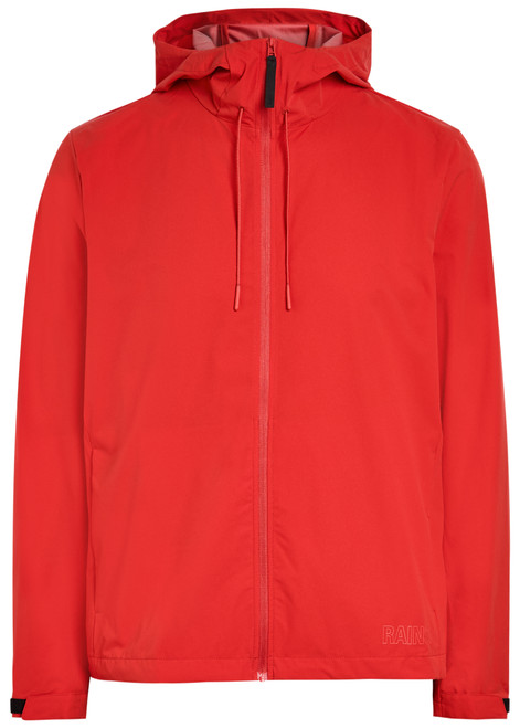 RAINS-Mito water-repellent hooded shell jacket