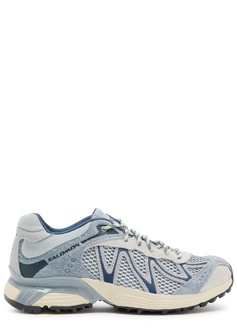 SALOMON-XT-Whisper Embroidery panelled mesh-knit sneakers