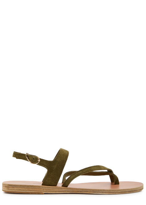 ANCIENT GREEK SANDALS-Theano suede sandals