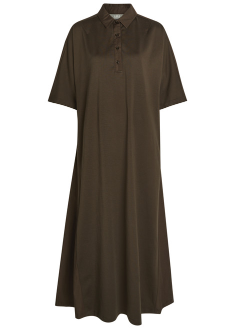 MM-Cotton mAXI shirt dress