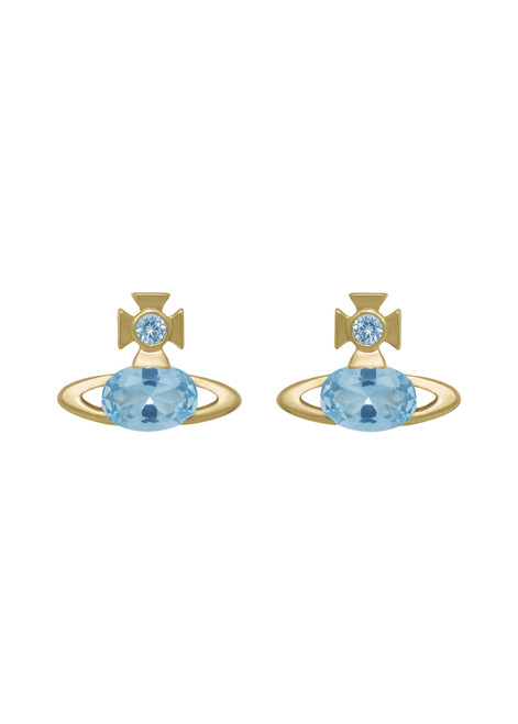 VIVIENNE WESTWOOD-Allie crystal-embellished orb stud earrings