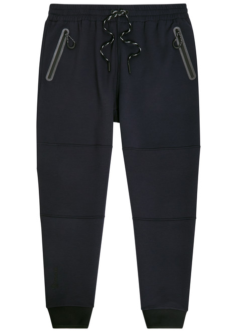 MONCLER GRENOBLE-Logo-appliquéd stretch-jersey sweatpants