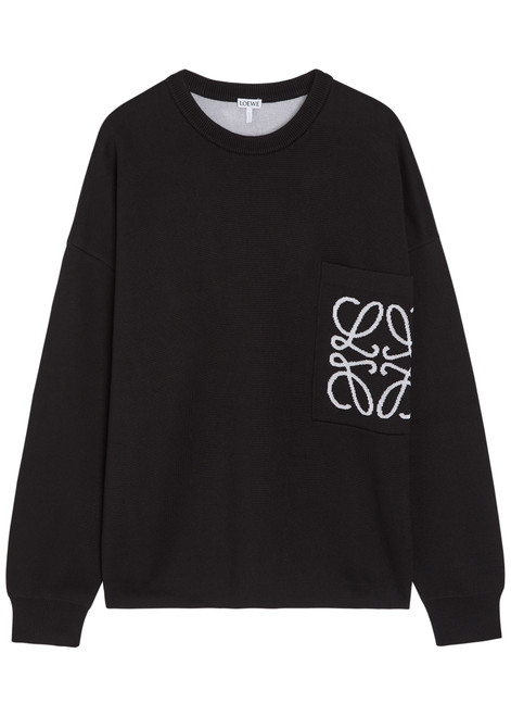 LOEWE-Anagram cotton-blend jumper