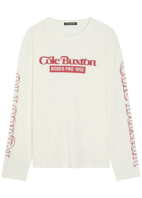 COLE BUXTON-Rodeo printed cotton T-shirt 