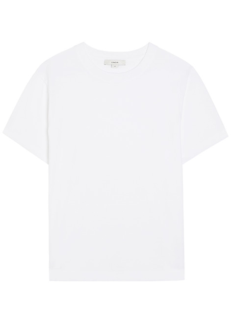 VINCE-Crew-neck cotton T-shirt