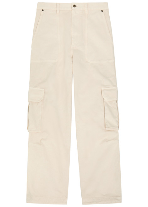 LOEWE-Straight-leg cotton cargo trousers 