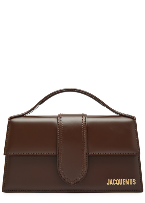 JACQUEMUS-Le Grand Bambino smoothed leather top handle bag