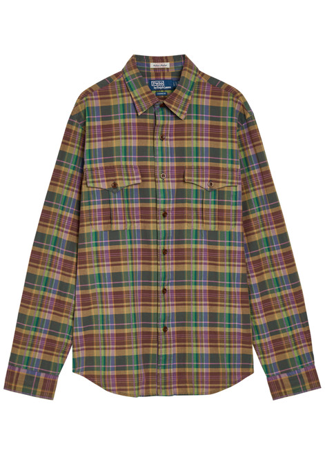 POLO RALPH LAUREN-Plaid cotton shirt