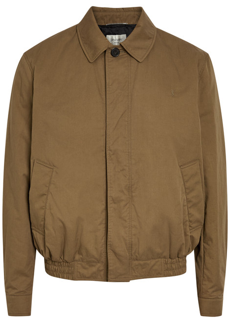 SAINT LAURENT-Quilted cotton jacket