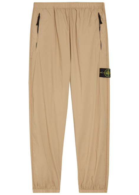 STONE ISLAND-Tela stretch-cotton trousers