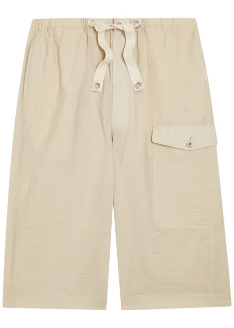 LEMAIRE-Cotton-blend cargo shorts
