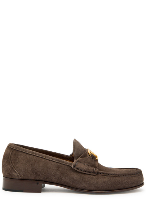 VALENTINO GARAVANI-Signature Vlogo suede loafer 