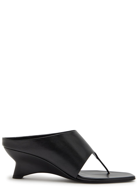 KHAITE-Marlow 55 leather mules