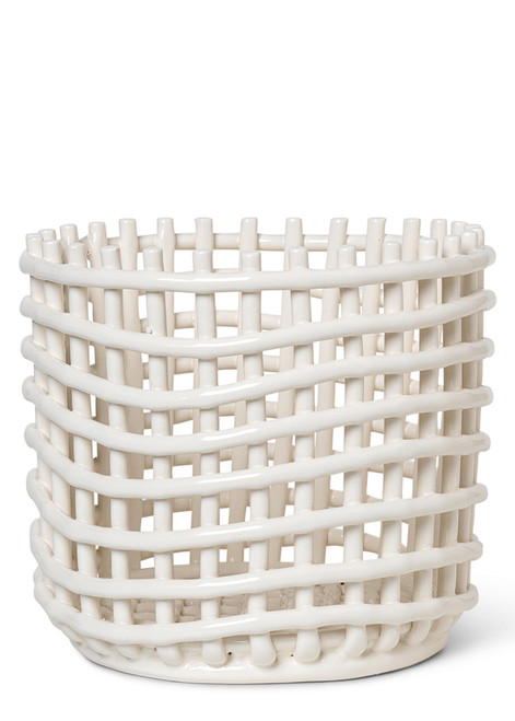 FERM LIVING-Ceramic Basket - Large