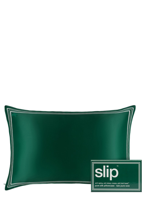SLIP-Pure Silk Queen Pillowcase - The Green