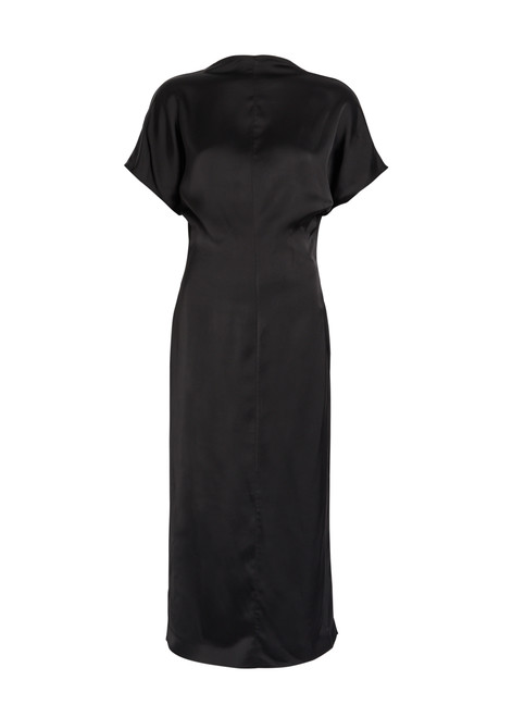 TOVE-Aker low-back satin midi dress
