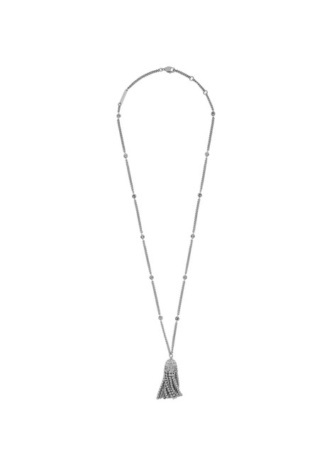 RABANNE-Crystal-embellished tassel necklace