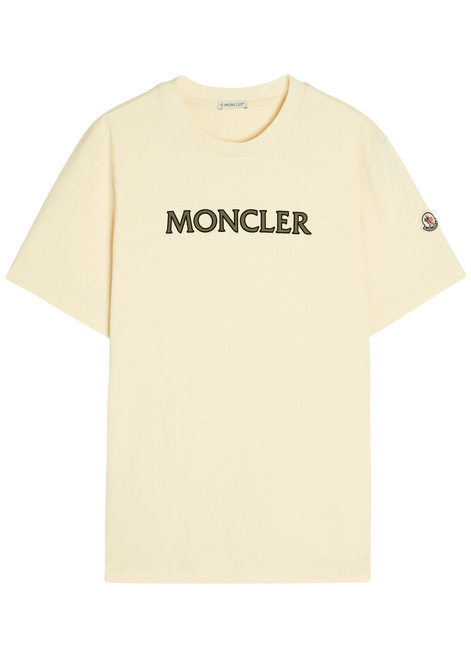 MONCLER-Logo cotton T-shirt