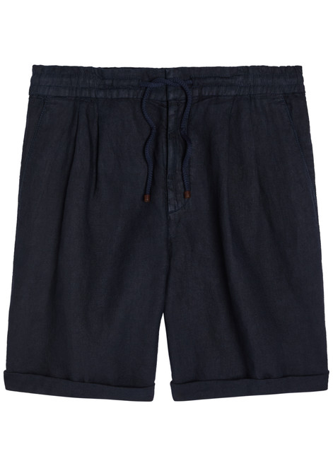 BRUNELLO CUCINELLI-Bermuda linen shorts