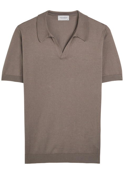 JOHN SMEDLEY-Noah wool polo shirt 