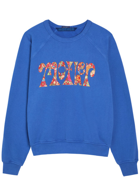 MOTHER-The Concert cropped cotton sweatshirt