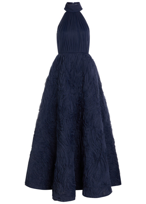 REBECCA VALLANCE-Jasmine ruffled tulle gown 