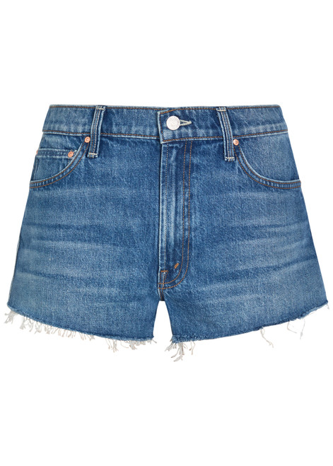 MOTHER-The Dodger Fray denim shorts