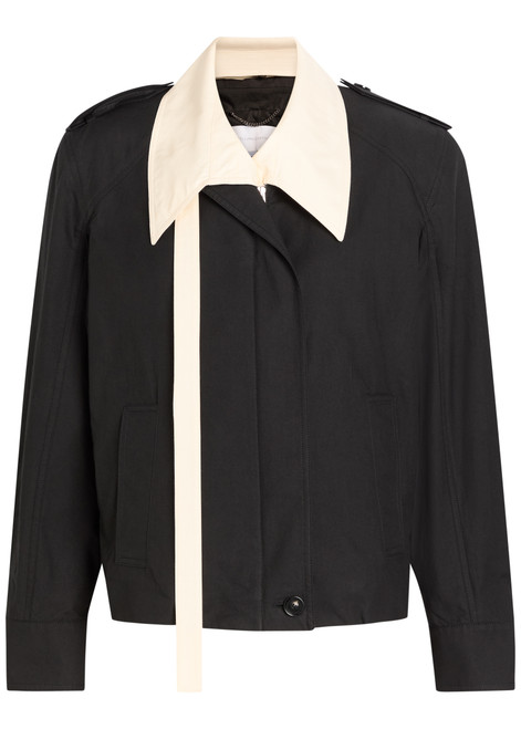 STELLA MCCARTNEY-Double-layered cotton-poplin jacket