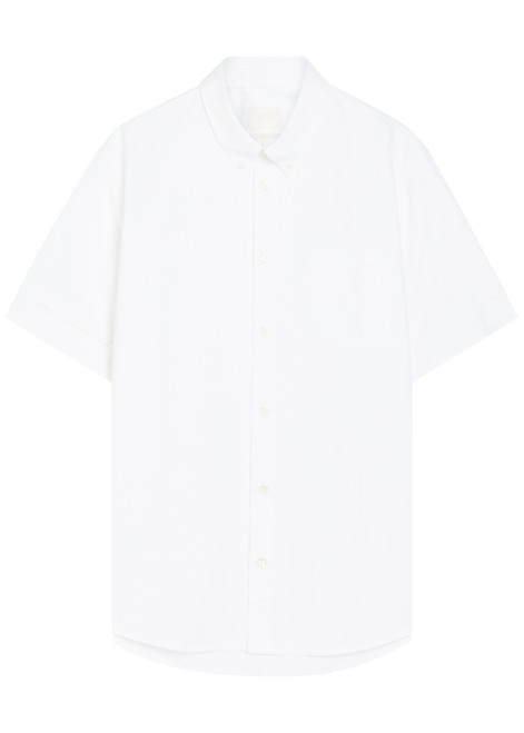 A.P.C.-Jack logo-embroidered cotton shirt