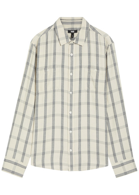 PAIGE-Everett checked flannel shirt