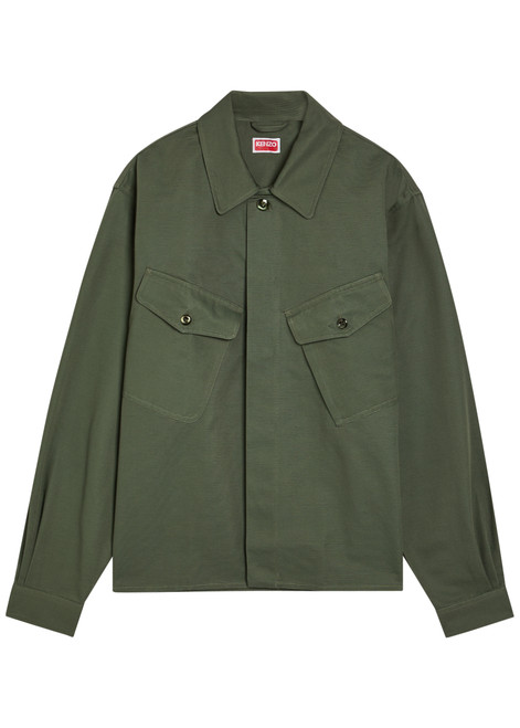 KENZO-Cotton-twill overshirt