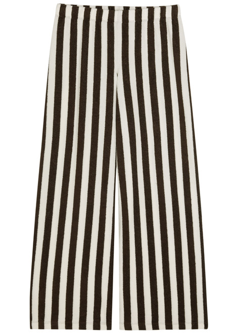 SUZIE KONDI-Lilo striped wide-leg terry trousers