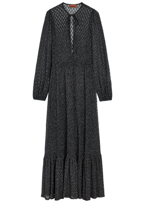 MISSONI-Fine-knit maxi beach dress