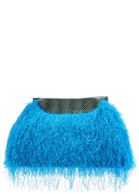 DRIES VAN NOTEN-Blossom fringed shoulder bag