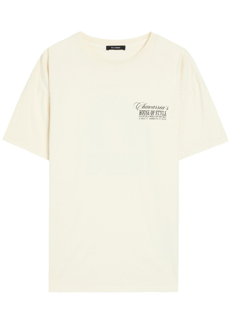 WILLY CHAVARRIA-Easy printed cotton T-shirt